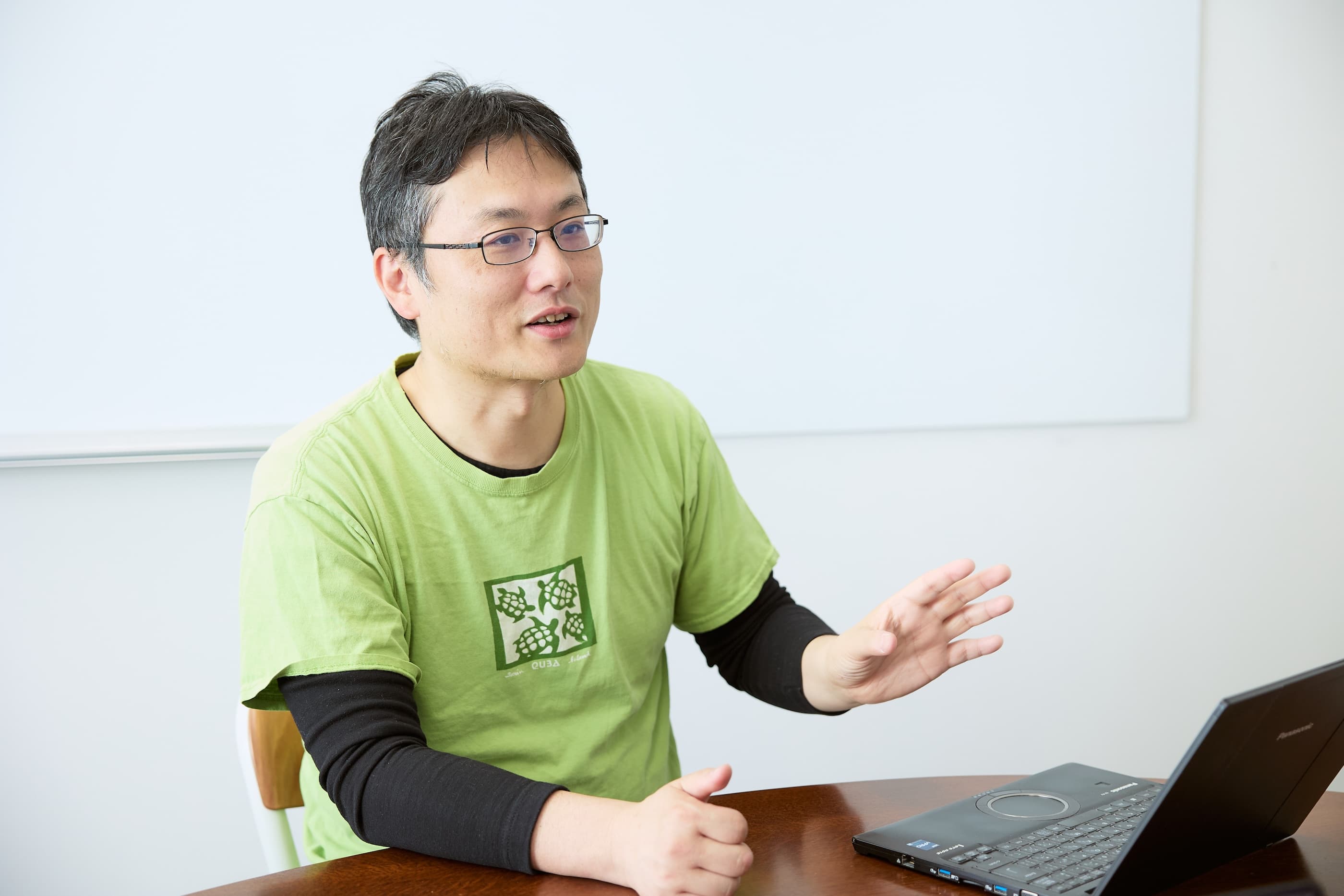 取材時の笹田さん